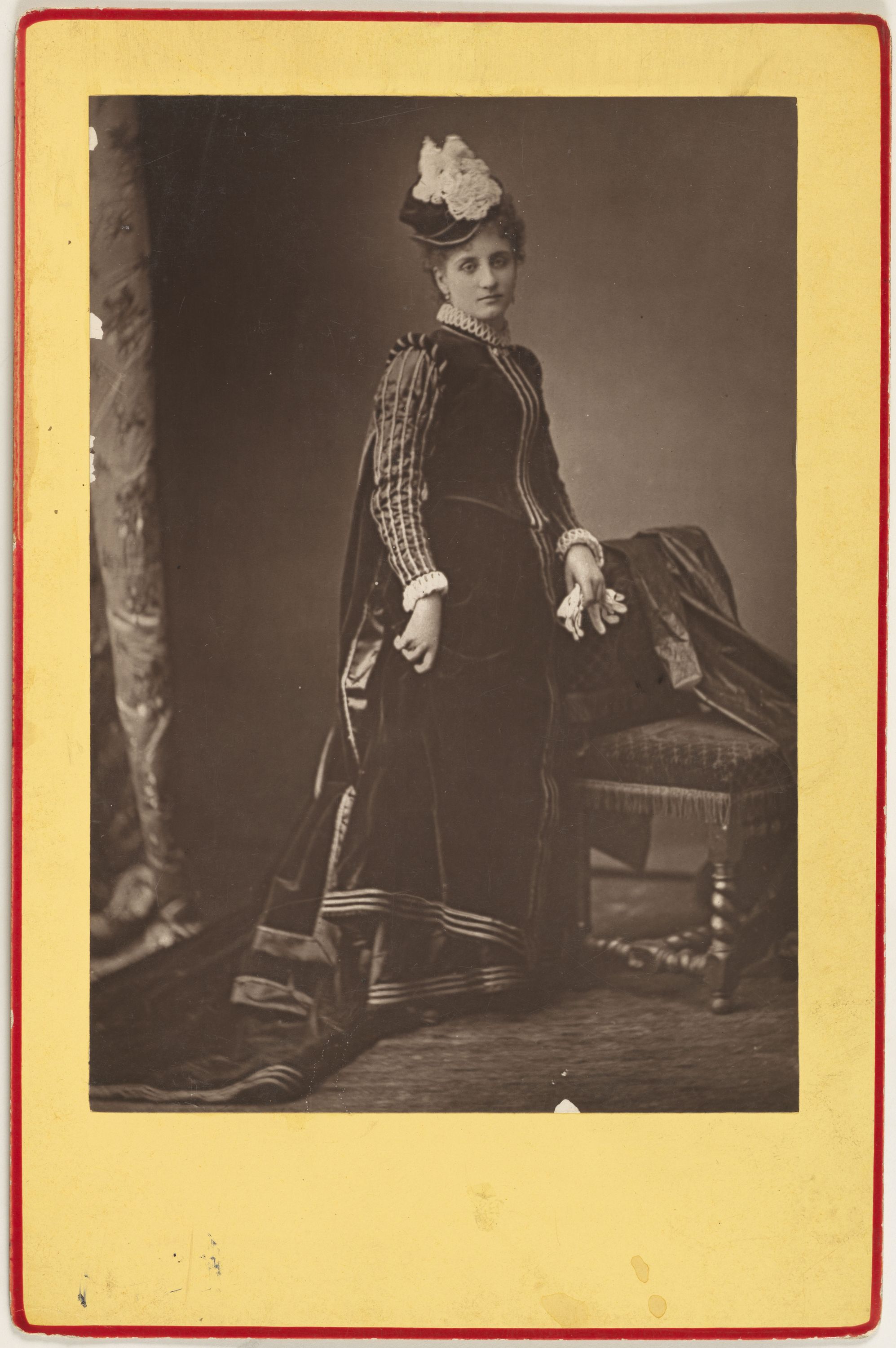 Anonyme, Portrait de Bilbant-Vauchelet, actrice