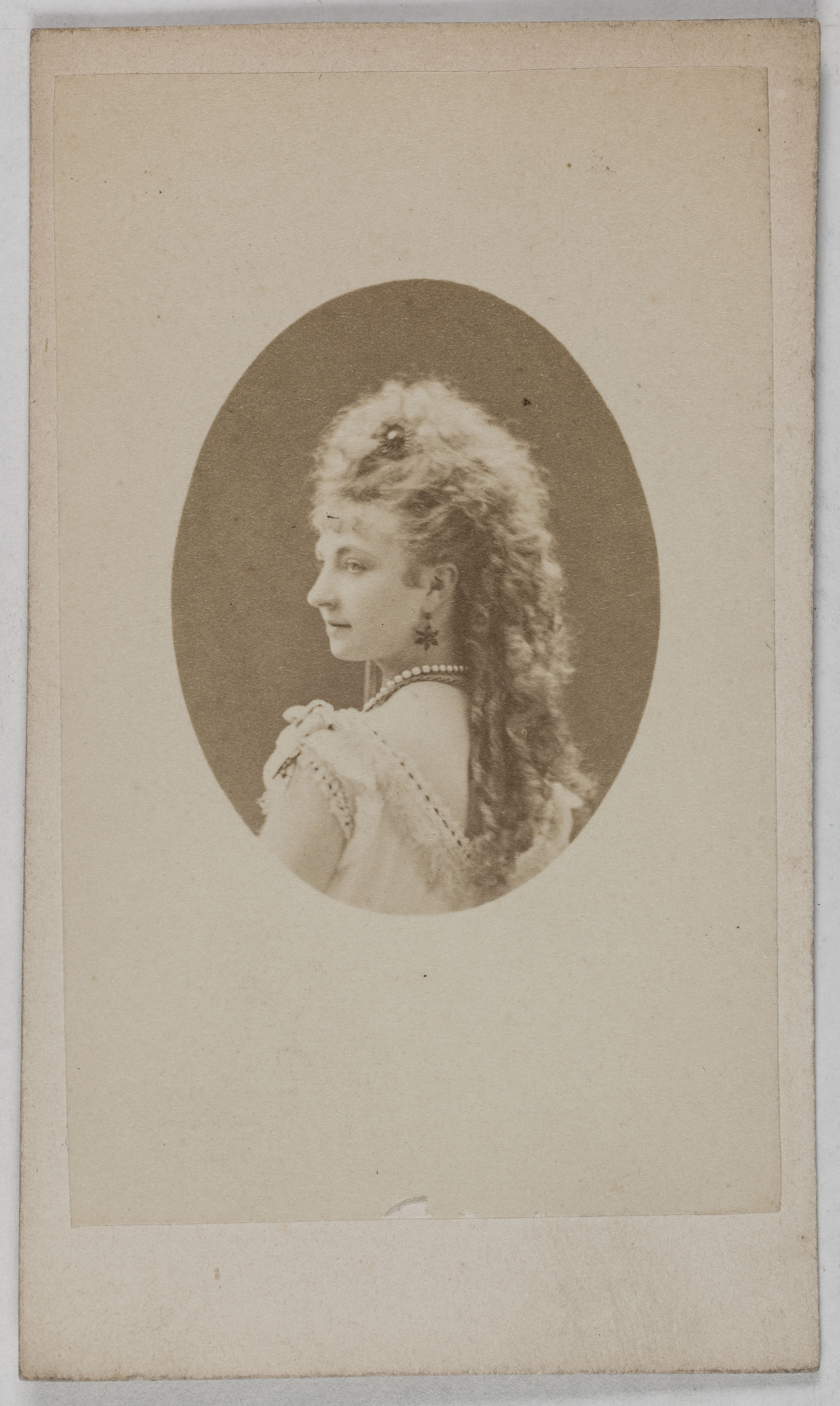 Anonyme, Portrait de Ketty, actrice au Théâtre de Déjazet.