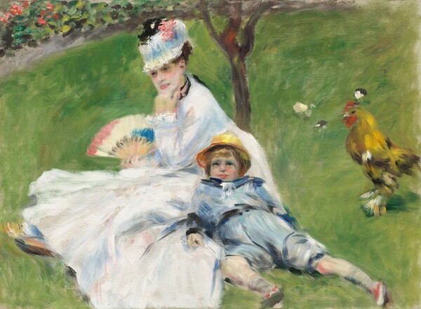 Auguste Renoir, Madame Monet and Her Son