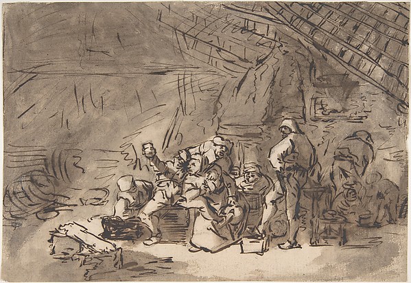 Adriaen van Ostade, Scene in an Inn