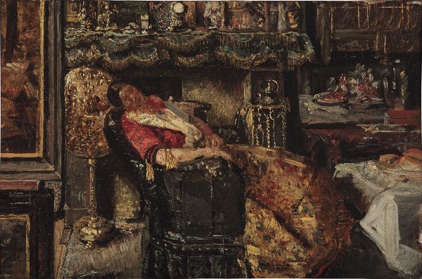 Henri De Braekeleer, The Siesta / Sleeping Model