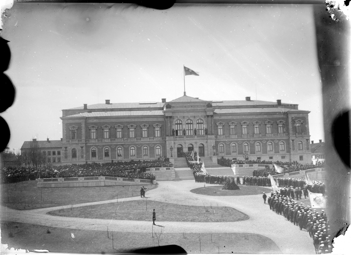 Henri Osti's Fotografiateliér, Universitetshuset invigs, Uppsala 1887