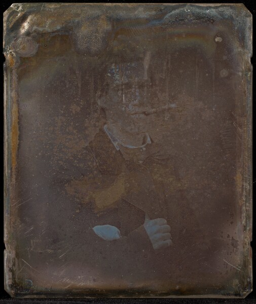 Jacob Byerly, [Portrait of a Man Smoking a Cigar]