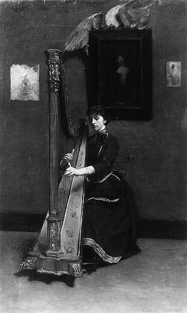 Kenyon Cox, The Harp Player (A Solo)