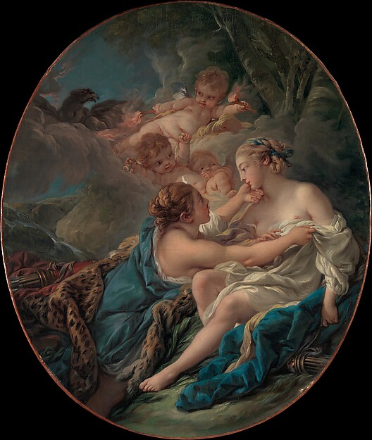 François Boucher, Jupiter, in the Guise of Diana, and Callisto