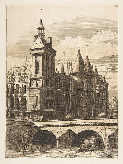 Charles Meryon, The Clock Tower, Paris