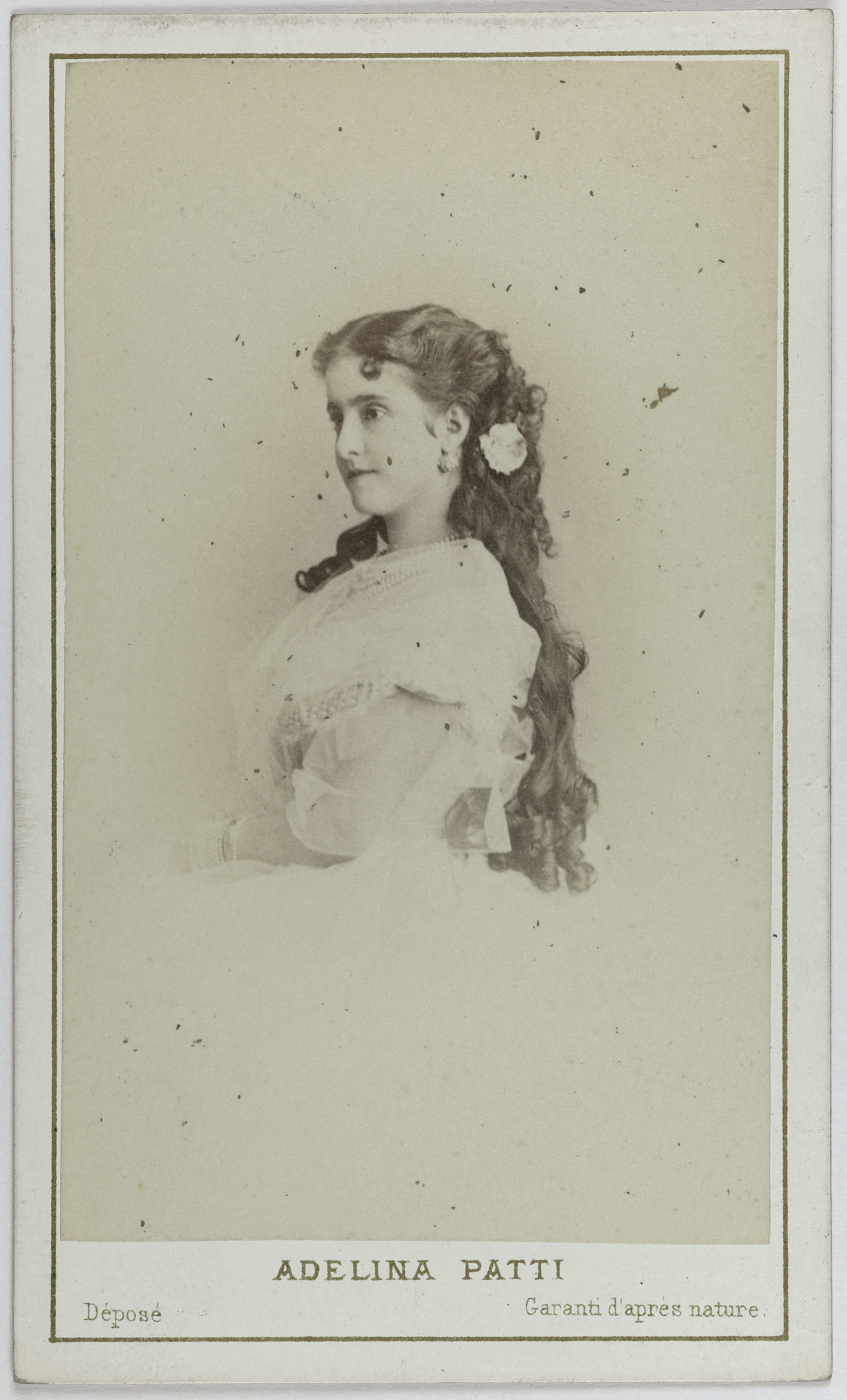 Charles Reutlinger, Portrait de Patti Adelina, (Adela-Juana-Maria, dite), (1843-1919), (chanteuse lyrique)