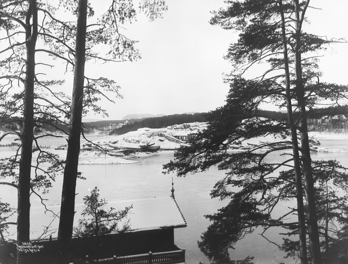 Anders Beer Wilse, Prot: Bygdø - Ved Badet 1907