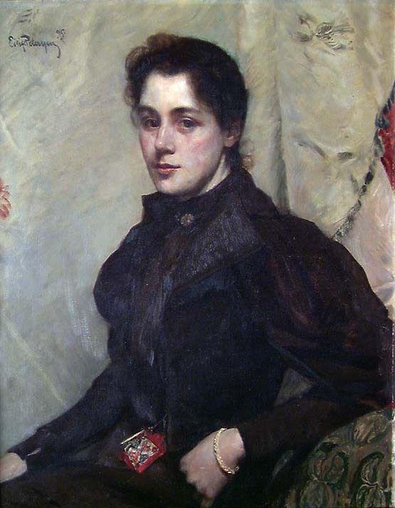 Eilif Peterssen, Portrait of Mrs. Ria Willams, b. Dick