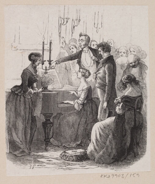 H.P. Hansen, Illustration til "Alt paa sin rette Plads" i H.C. Andersen, "Eventyr og Historier", Bind 2