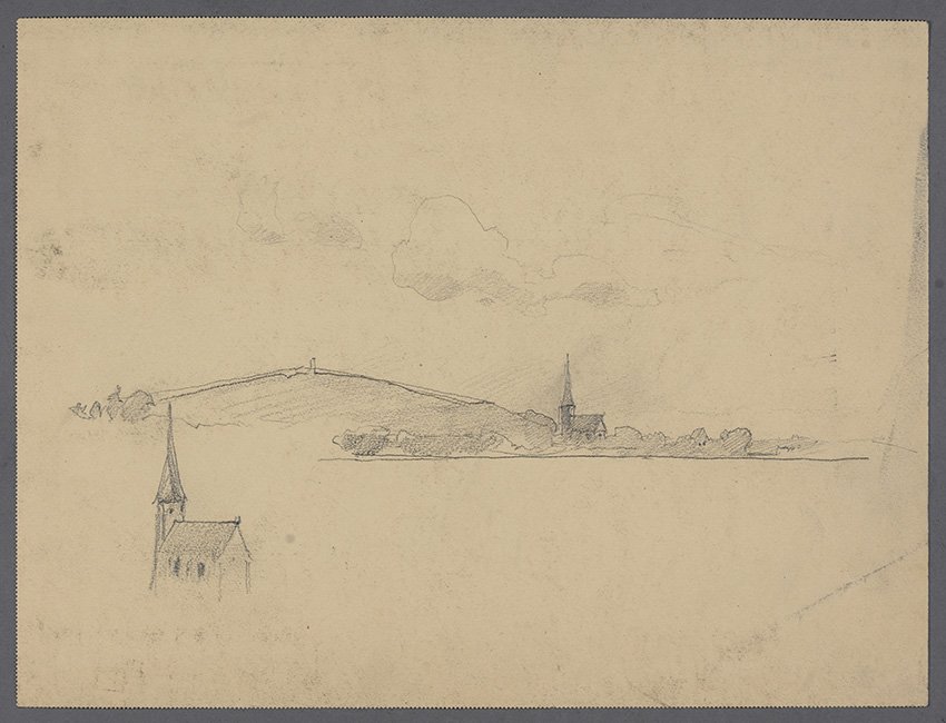 Karl Hagemeister, Geltow am Schwielowsee, um 1888