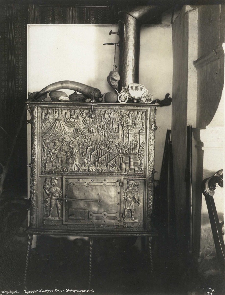 Anders Beer Wilse, Jernovn, Baroniet Rosendal, Kvinnherad, Hordaland. Fotografert 1912.