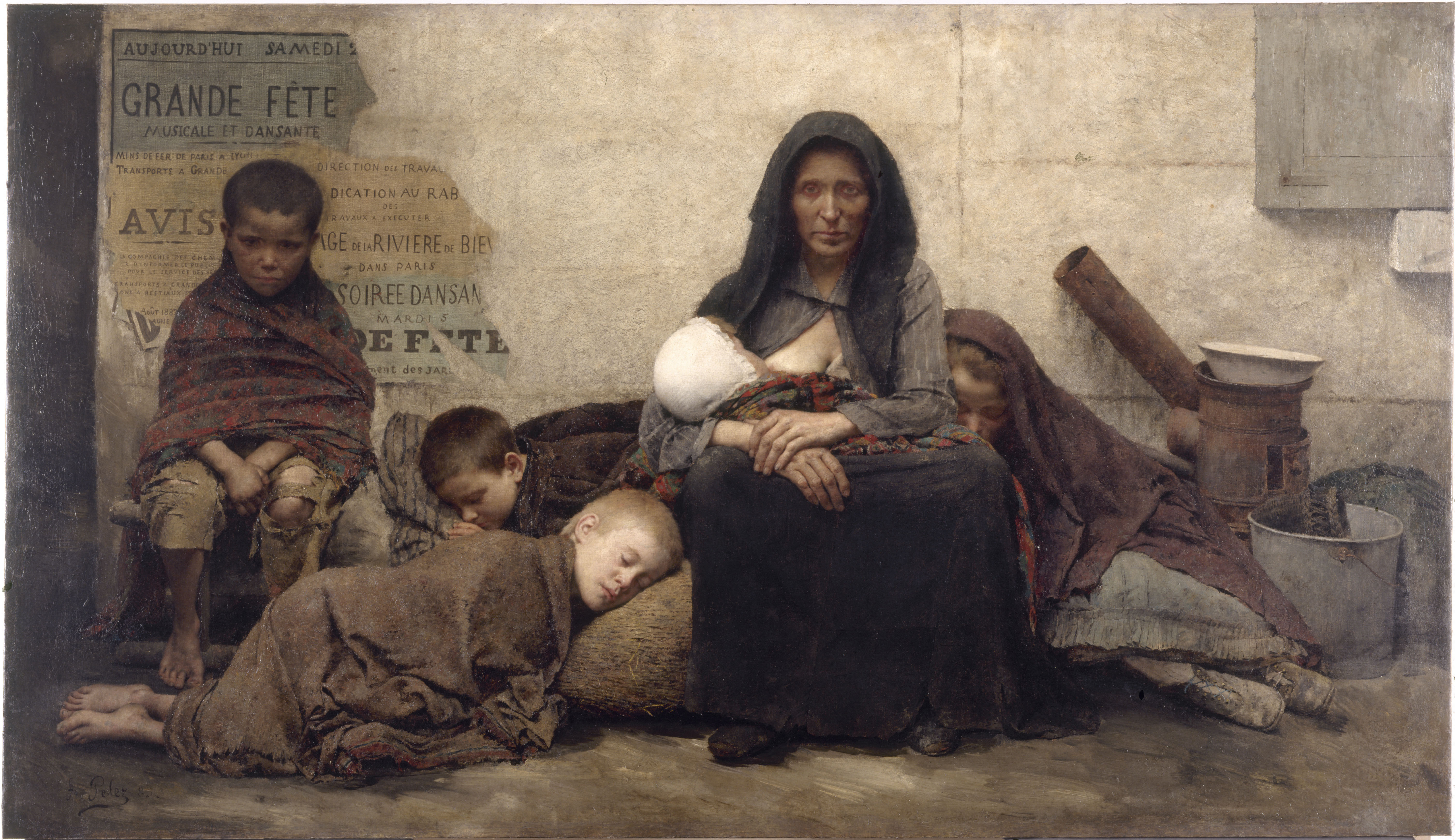 Fernand Pelez, Sans asile