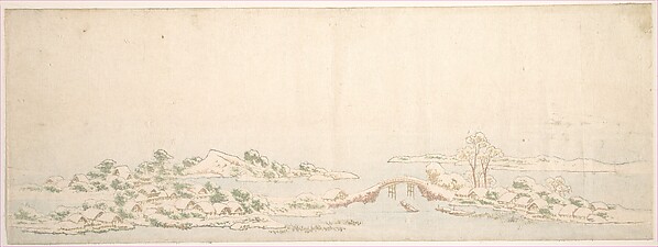 Katsushika Hokusai, Winter Landscape
