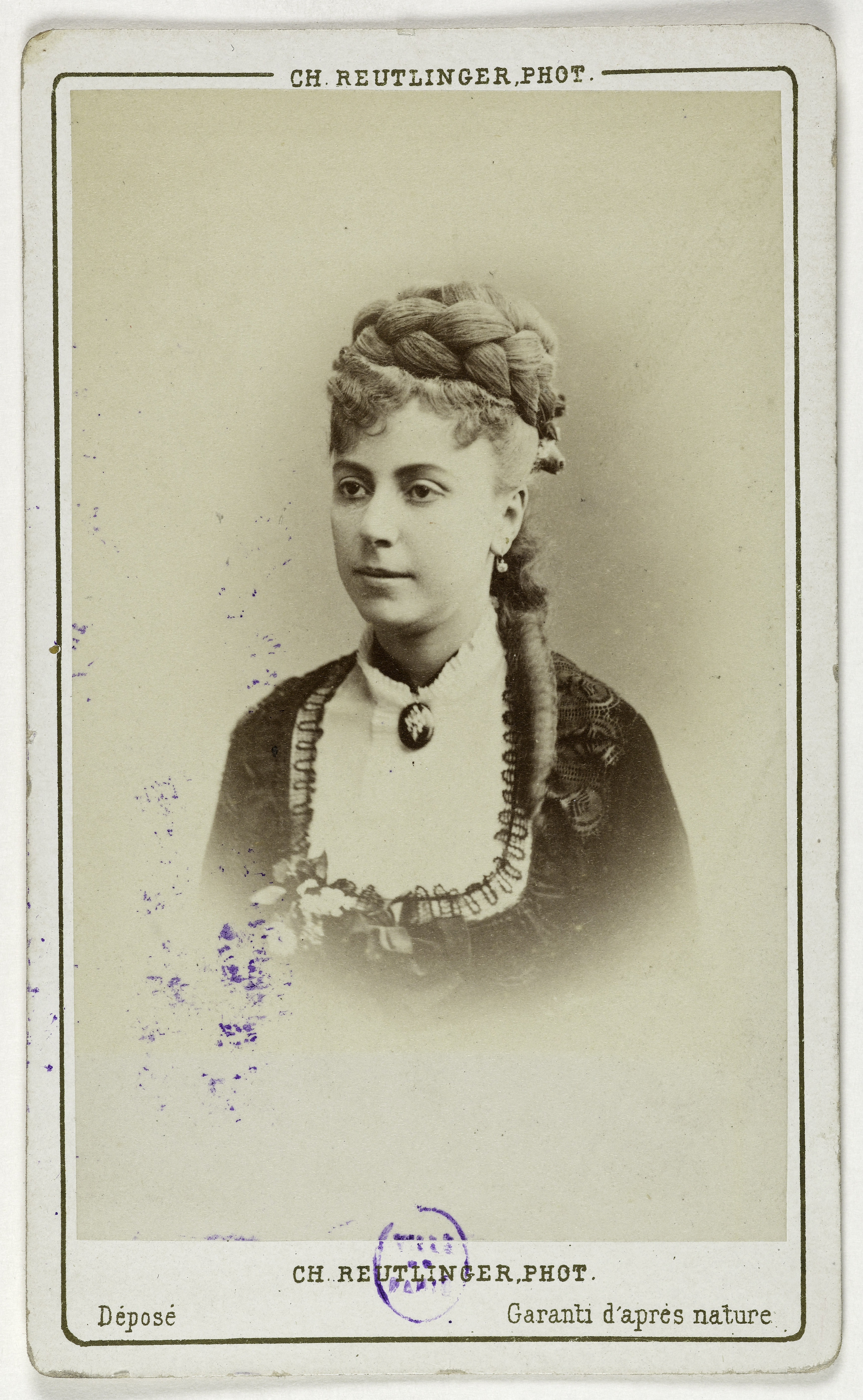 Charles Reutlinger, Portrait de Gérard Laurence, (actrice)