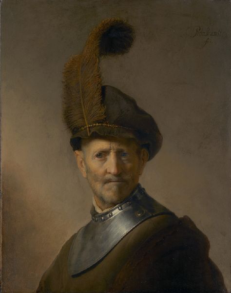 Rembrandt, An Old Man in Military Costume