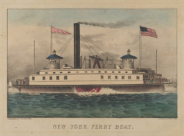 Currier & Ives, New York Ferry Boat