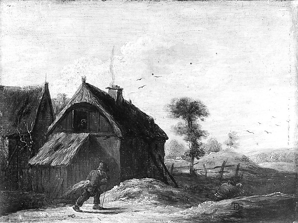 David Teniers the Younger, Landscape with Thatched Cottages