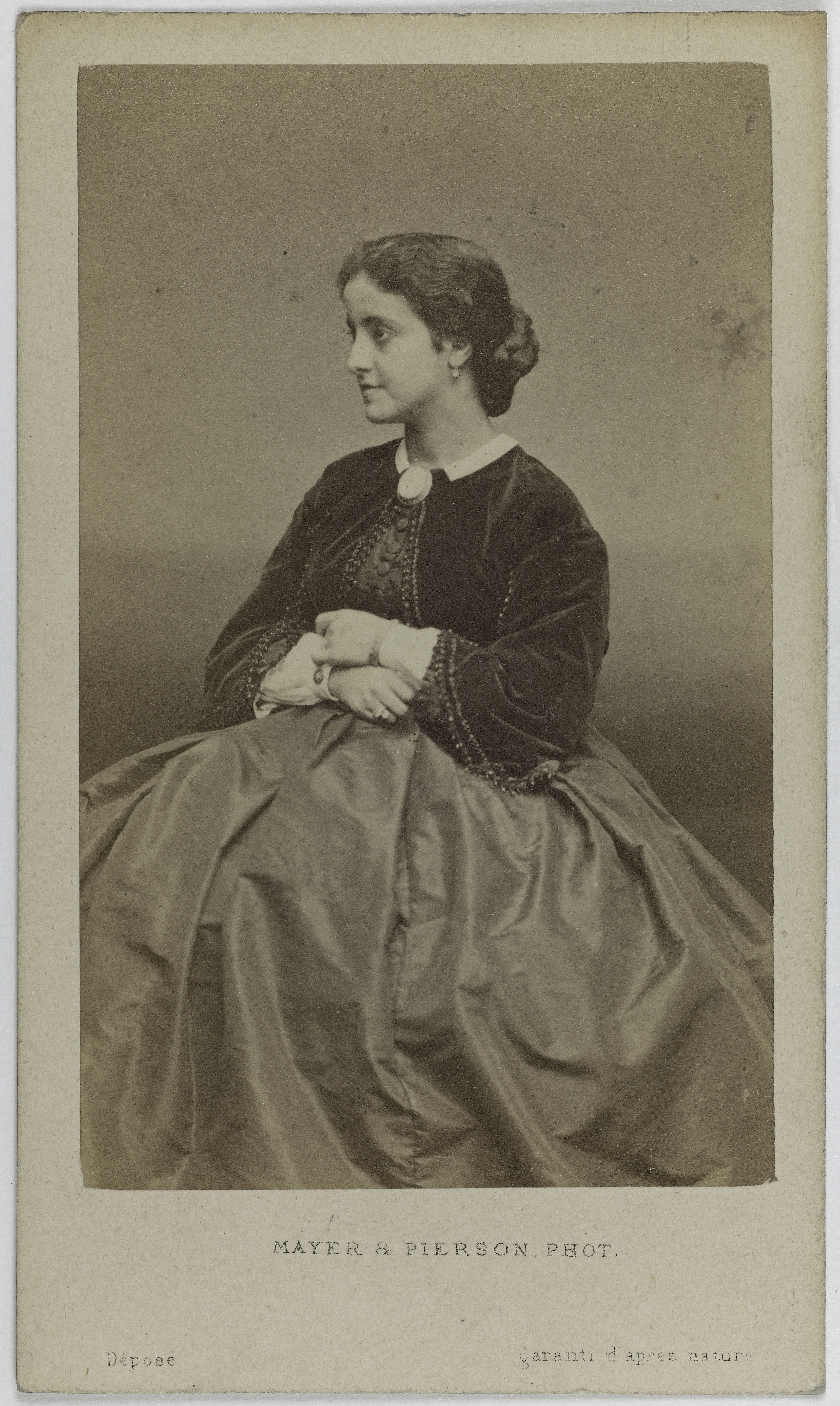 Mayer Frères et Pierson, Portrait de Patti Adelina, (Adela-Juana-Maria, dite), (1843-1919), (chanteuse lyrique)