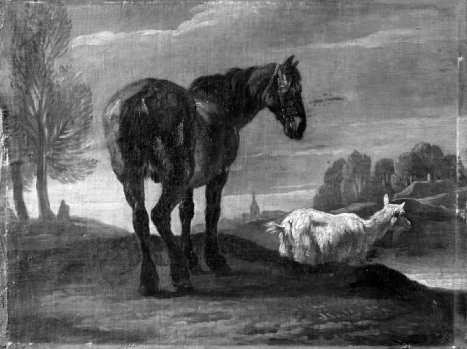 Pieter van Bloemen, Et landskab med en hest og en ged
