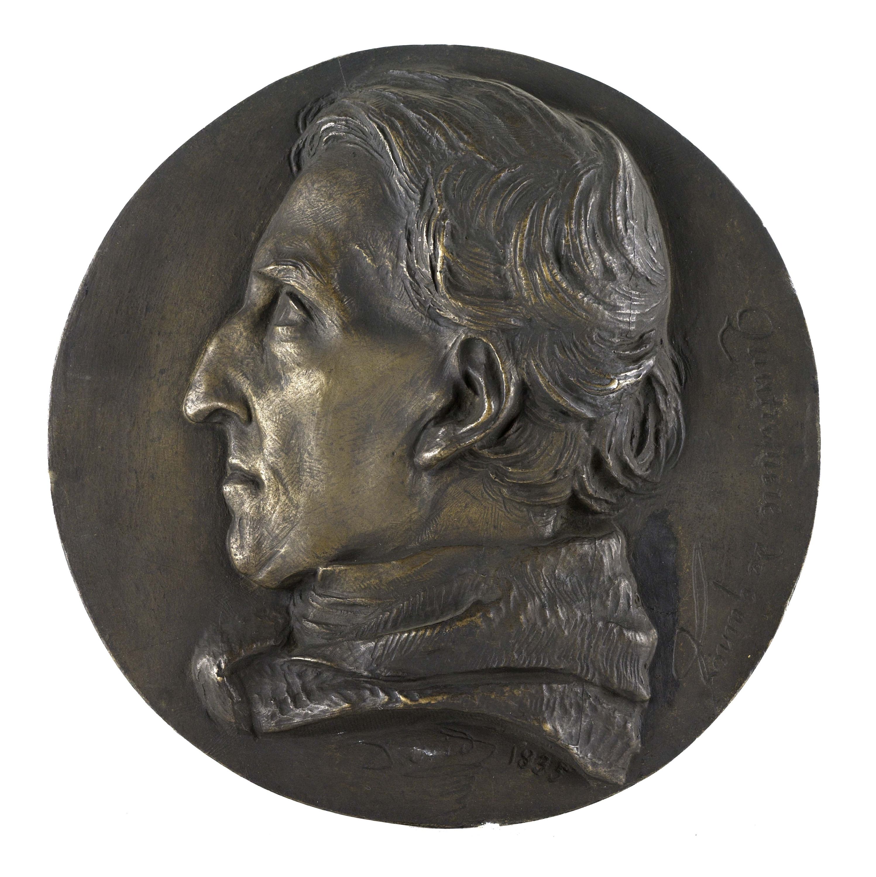 David d'Angers, Portrait d'Antoine Quatremère de Quincy (1755-1849), archéologue