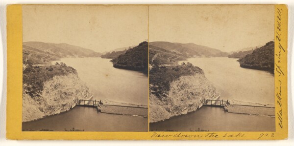 Carleton Watkins, [View down the Lake]