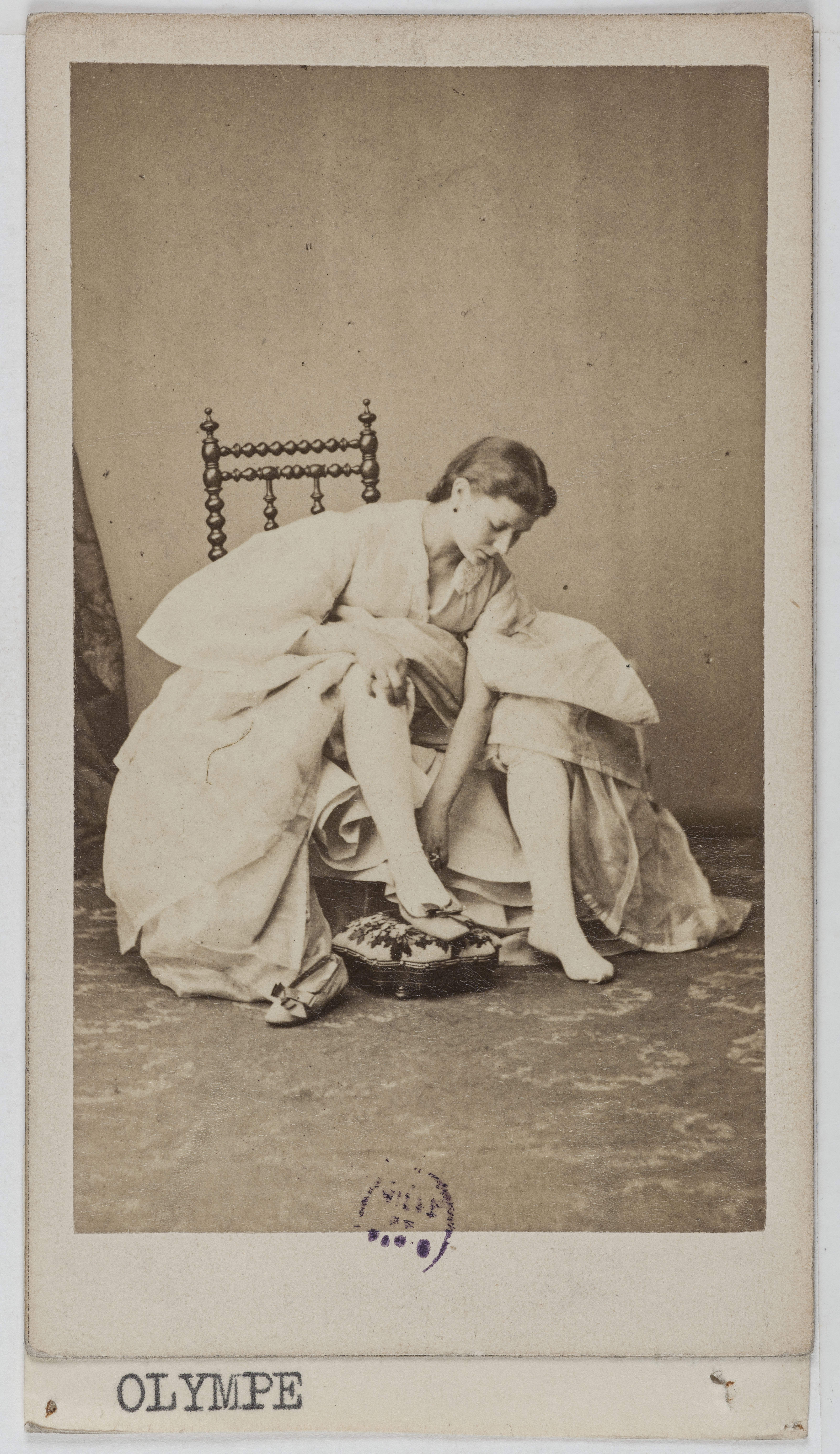 Ulric Grob, Portrait d'Olympe, actrice ?