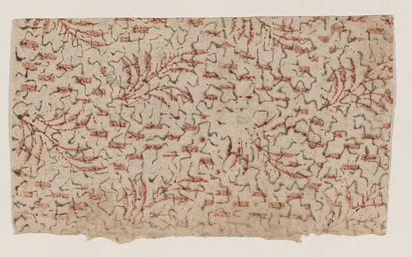 Anonymous, Sheet with overall abstract pattern