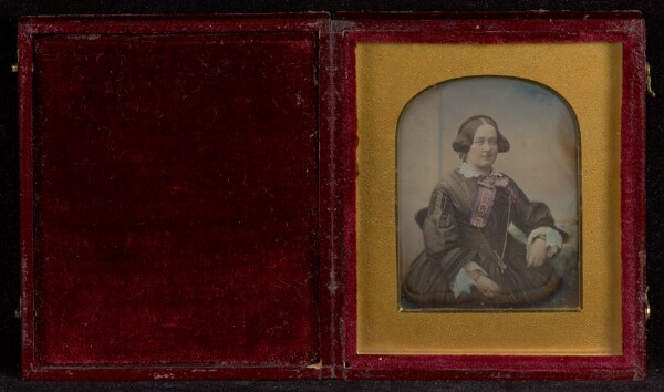 Unknown, [Portrait of a Seated, Well-dressed Woman]