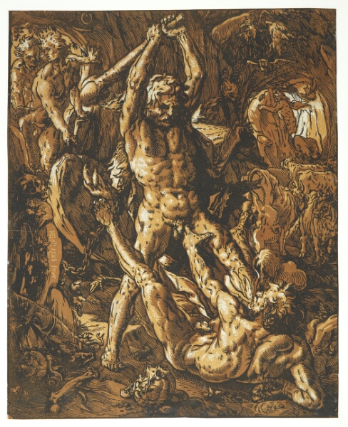 Hendrick Goltzius, Herkules dræber Cacus