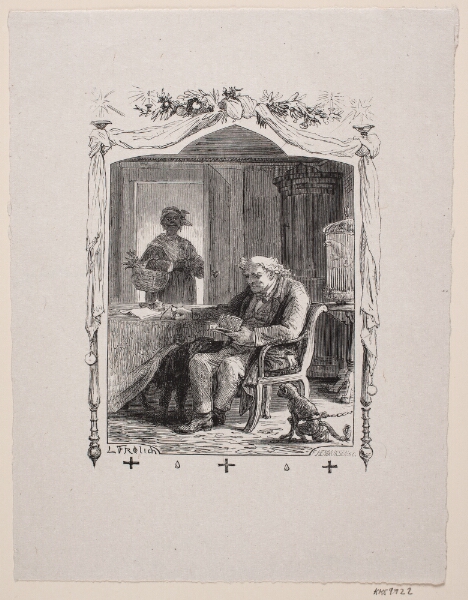 F. Hendriksen, Illustration til "En moders barndomserindringer"