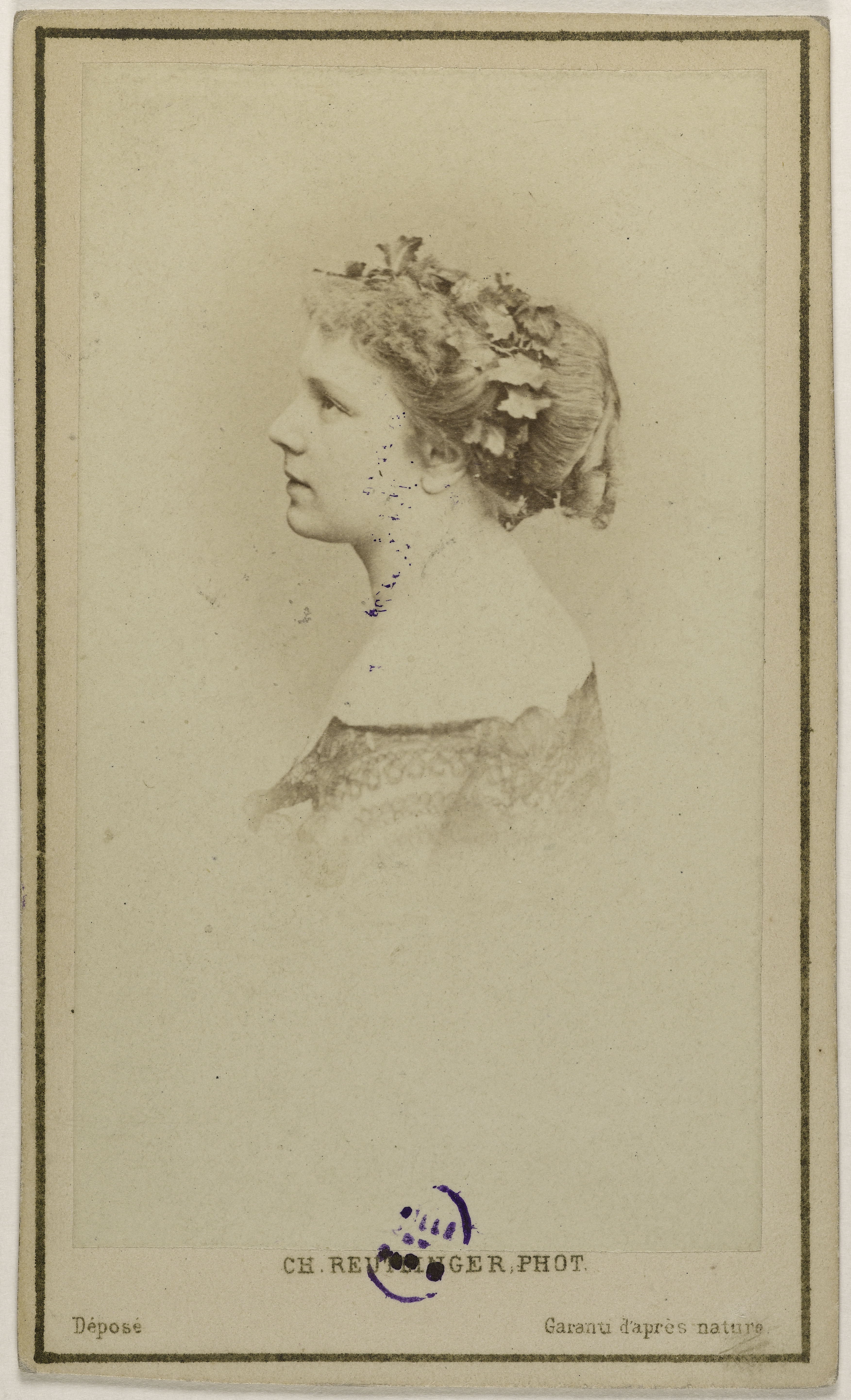 Charles Reutlinger, Portrait de Bellon ou Bellen, Elisa de, (actrice)
