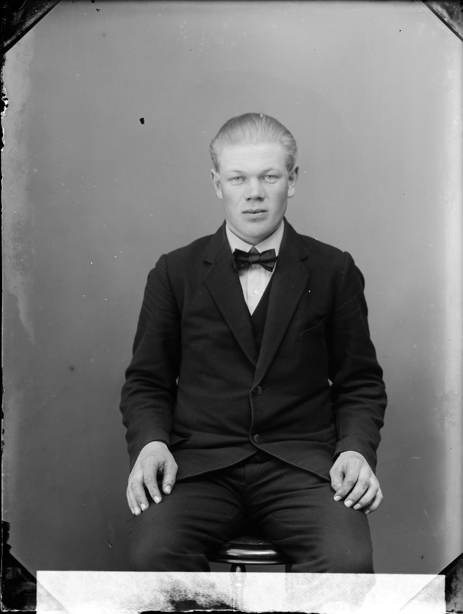 Skötsner-Edhlund, Ateljé Portrait - Harry Eriksson from Snesslinge, Uppland