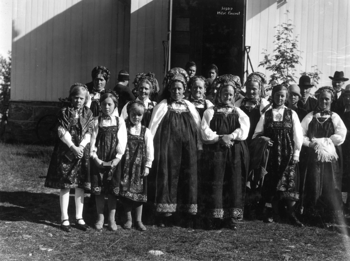 Anders Beer Wilse, Kvinne og barnedrakter, Buskerud