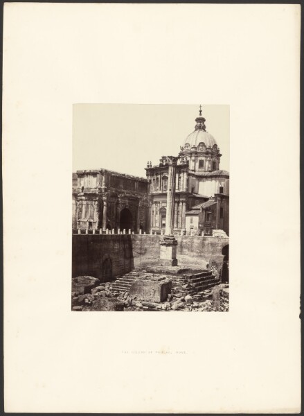 Giorgio Sommer, The Column of Phocas, Rome