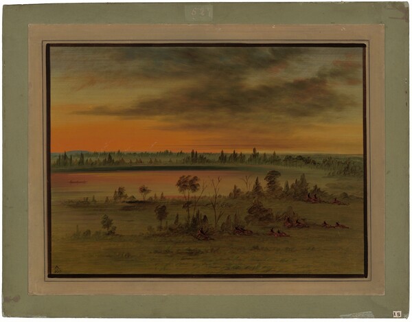George Catlin, A Sioux War Party