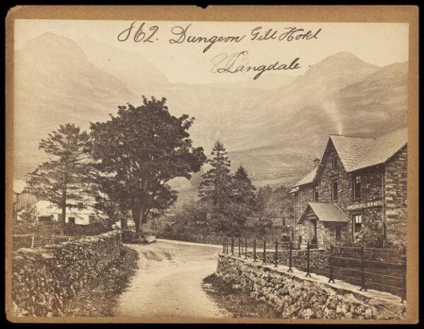 Francis Frith, Dungeon Gill Hotel.  Langdale