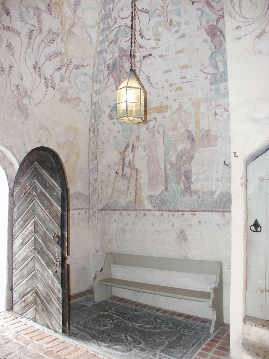 Johan Dellbeck, Interior of the Church of Bishops, Bishops Skulla, Uppland December 2002