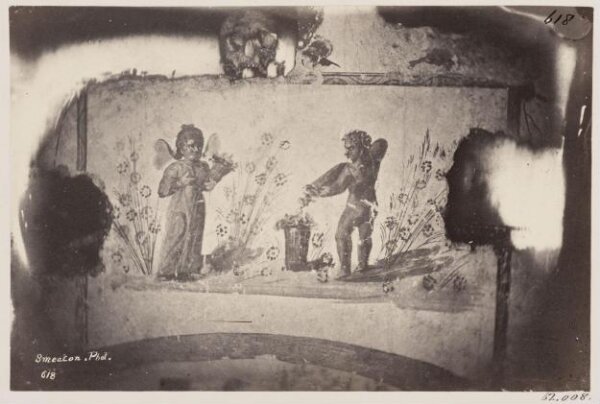 Parker, John Henry, Catacomb of S. Domitilla - Painting of Autumn, c. A.D. 250(?), or 523(?), in a Cubiculum
