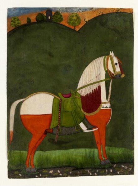Unknown, A Caparisoned horse