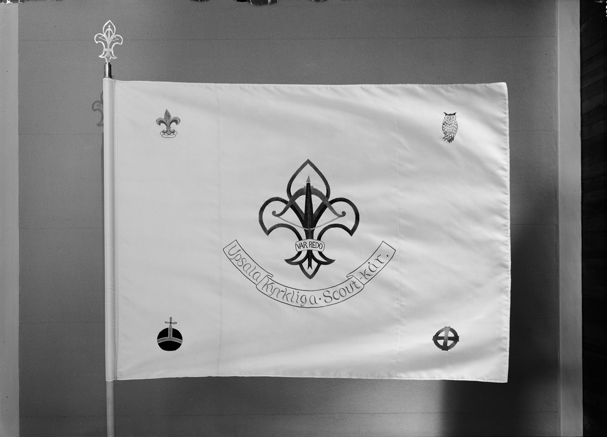 Paul Sandberg, Fana från Uppsala Kyrkliga Scoutkår, Uppsala 1939