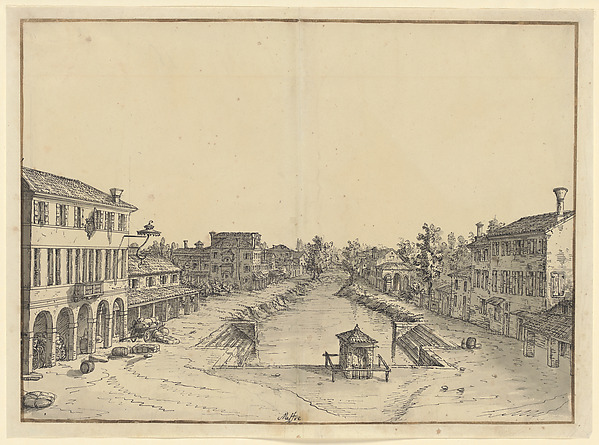 Bernardo Bellotto, View of Mestre