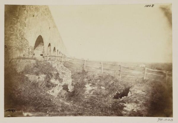 Parker, John Henry, Aqueducts - Part of the Aqua Felice, with a Reservoir of the Anio Vetus (?), three miles from Rome, below the level of the Marcian and Felice, near Torre Fiscale.