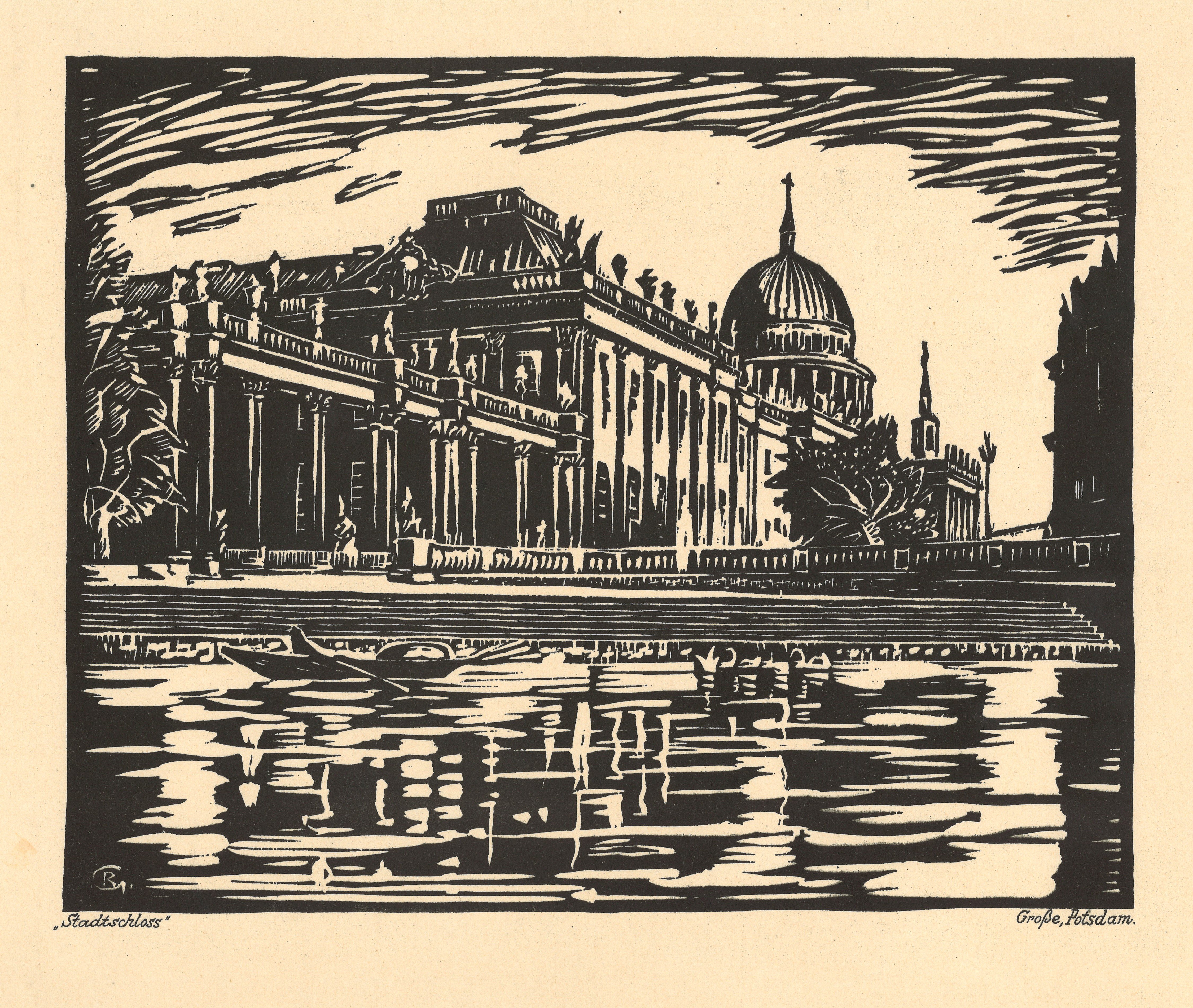 Rudolf Grosse (Architekt), Potsdam: Stadtschloss von Südosten