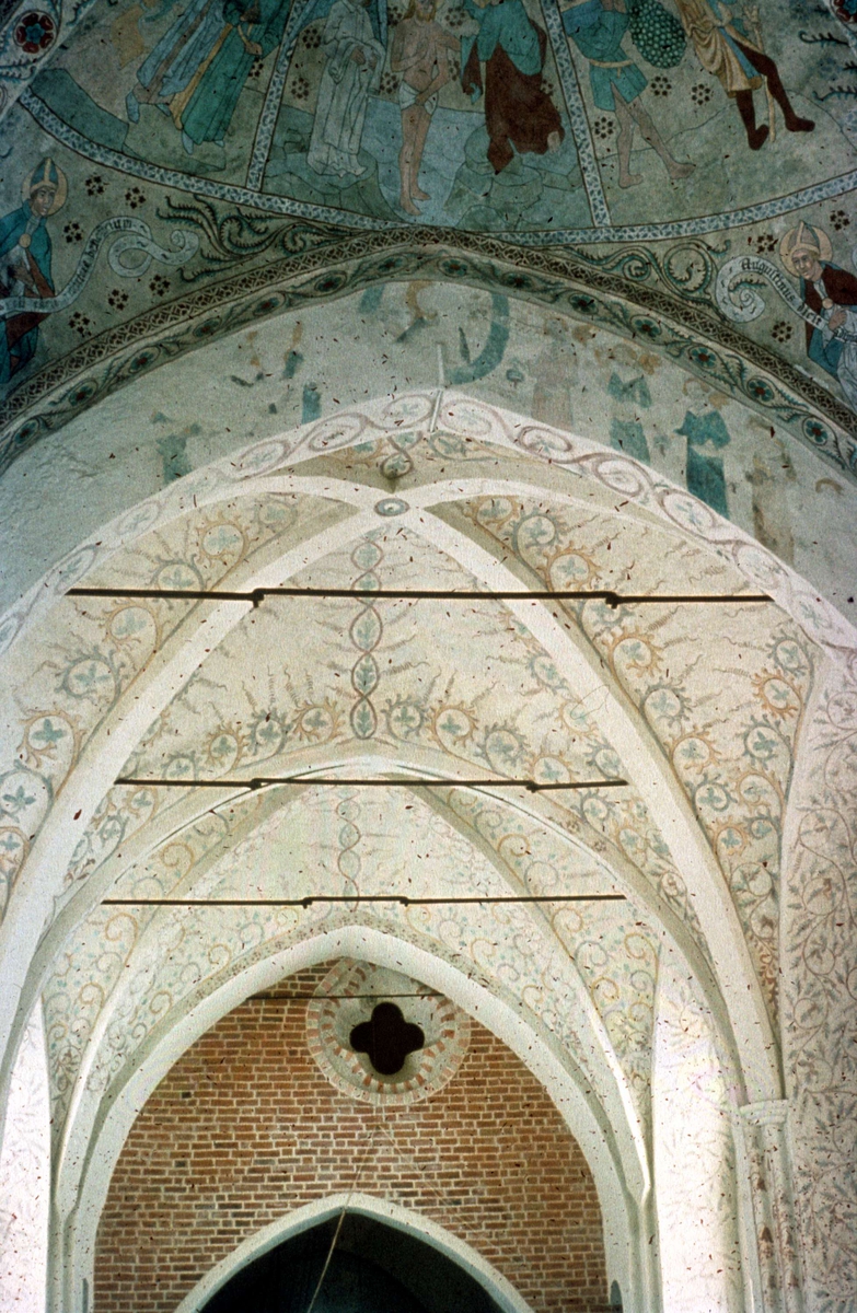 Ola Ehn, Lime Painting in the Church of Denmark, Uppland 1958