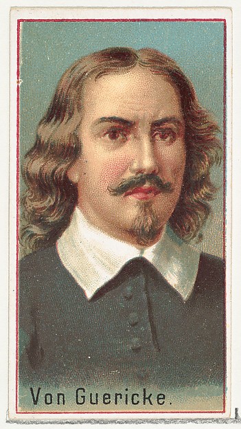Allen & Ginter, Von Guericke, printer's sample for the World's Inventors souvenir album (A25) for Allen & Ginter Cigarettes
