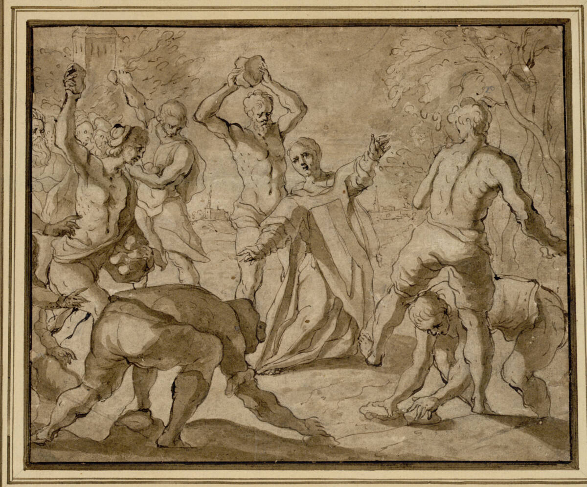 Anonym, Die Steinigung des heiligen Stephanus