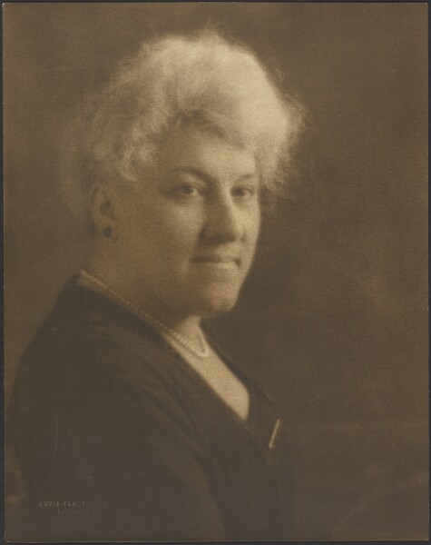 Louis Fleckenstein, [Portrait of a Woman with Pearls and Bar Pin]