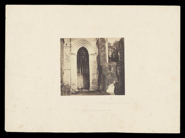 Fenton, Roger, Arch of the Great Tower, Fountain's Abbey