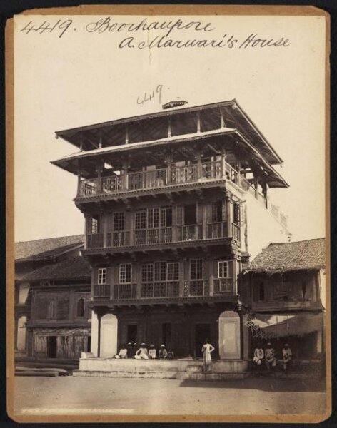 Francis Frith, Boorhaupore.  A Marwari's House